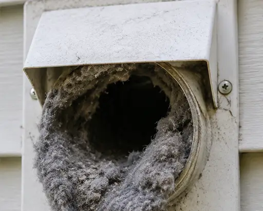 Clogged Dryer Vent