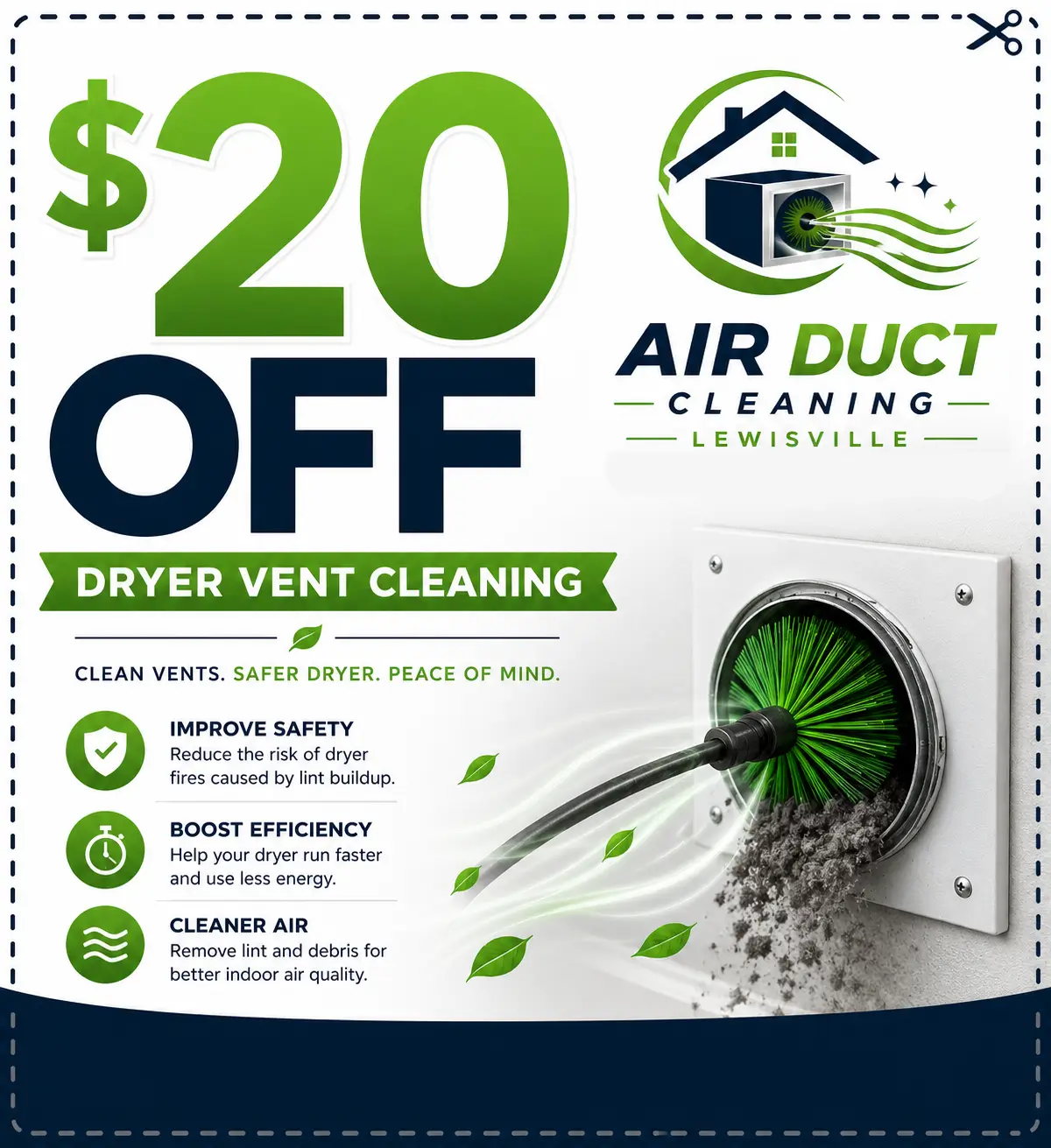 Lewisville Vent Coupon